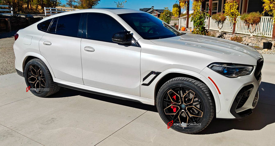Buy Now 22 INCH FORGED WHEELS RIMS for BMW X6M F96 2021 and upgrade car parts from SIR Tuning at the Best Price. Headlights, Tail lights, Bodykits, Navigations, wheels and more - Fast & Free Shipping within Europe, US & Worldwide.