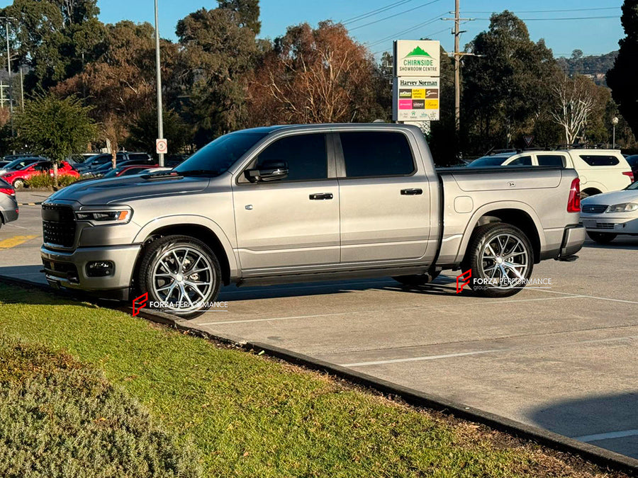 Buy Now 22 INCH FORGED WHEELS RIMS for DODGE RAM 1500 2025 and upgrade car parts from SIR Tuning at the Best Price. Headlights, Tail lights, Bodykits, Navigations, wheels and more - Fast & Free Shipping within Europe, US & Worldwide.