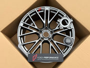 Buy Now 22 INCH FORGED WHEELS RIMS for PORSCHE MACAN 2 EV 2025 and upgrade car parts from SIR Tuning at the Best Price. Headlights, Tail lights, Bodykits, Navigations, wheels and more - Fast & Free Shipping within Europe, US & Worldwide.