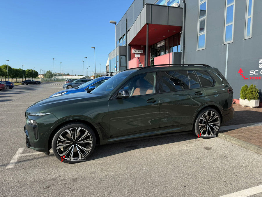 Buy Now 23 INCH FORGED WHEELS RIMS for BMW X7 M60 G07 LCI 2024 and upgrade car parts from SIR Tuning at the Best Price. Headlights, Tail lights, Bodykits, Navigations, wheels and more - Fast & Free Shipping within Europe, US & Worldwide.