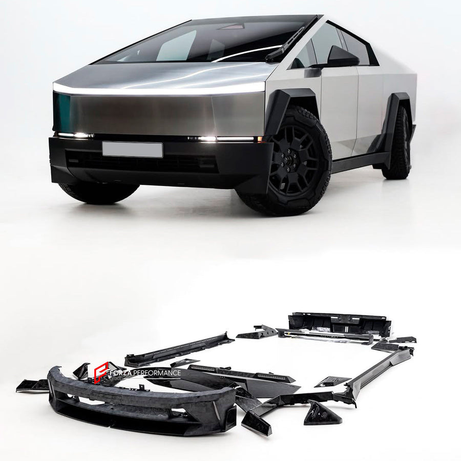 Buy Now DRY CARBON BODY KIT for TESLA CYBERTRUCK 2023+ and upgrade car parts from SIR Tuning at the Best Price. Headlights, Tail lights, Bodykits, Navigations, body kit and more - Fast & Free Shipping within Europe, US & Worldwide.