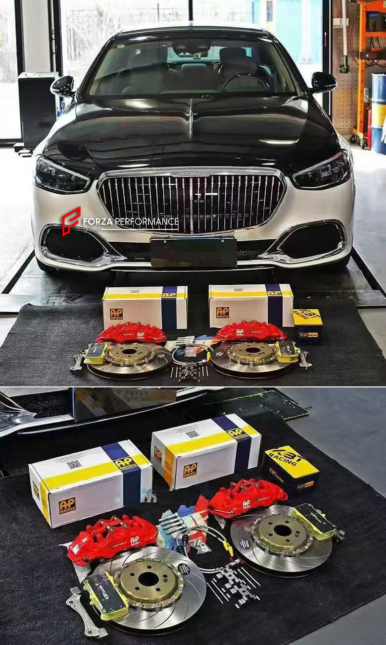Buy Now FRONT BIG BRAKE KIT BBK for MERCEDES-BENZ S-CLASS S480 MAYBACH W223 2020+ and upgrade car parts from SIR Tuning at the Best Price. Headlights, Tail lights, Bodykits, Navigations, BIG BRAKE KIT and more - Fast & Free Shipping within Europe, US & Worldwide.