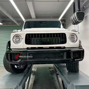 Buy Now FRONT BUMPER AIR VENTS with MESH W465 for MERCEDES BENZ G CLASS W464 2018 - 2024 and upgrade car parts from SIR Tuning at the Best Price. Headlights, Tail lights, Bodykits, Navigations, body kit and more - Fast & Free Shipping within Europe, US & Worldwide.