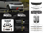 Buy Now FACELIFT BODY KIT for LAND ROVER RANGE ROVER L460 2023+ FRONT BUMPER GRILLE AIR VENTS and upgrade car parts from SIR Tuning at the Best Price. Headlights, Tail lights, Bodykits, Navigations, body kit and more - Fast & Free Shipping within Europe, US & Worldwide.