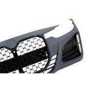 Front Bumper suitable for BMW 3 Series F30 F31 Non LCI & LCI (2011-2018) Conversion to G80 M3 Design Black Grille – product i