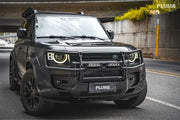 Buy Now PLUMB FRONT BUMPER BULL BAR for LAND ROVER DEFENDER 90 110 130 L663 2019+ and upgrade car parts from SIR Tuning at the Best Price. Headlights, Tail lights, Bodykits, Navigations, Carbon body kit and more - Fast & Free Shipping within Europe, US & Worldwide.