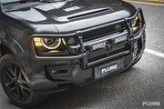Buy Now PLUMB FRONT BUMPER BULL BAR for LAND ROVER DEFENDER 90 110 130 L663 2019+ and upgrade car parts from SIR Tuning at the Best Price. Headlights, Tail lights, Bodykits, Navigations, Carbon body kit and more - Fast & Free Shipping within Europe, US & Worldwide.