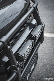Buy Now PLUMB FRONT BUMPER BULL BAR for LAND ROVER DEFENDER 90 110 130 L663 2019+ and upgrade car parts from SIR Tuning at the Best Price. Headlights, Tail lights, Bodykits, Navigations, Carbon body kit and more - Fast & Free Shipping within Europe, US & Worldwide.