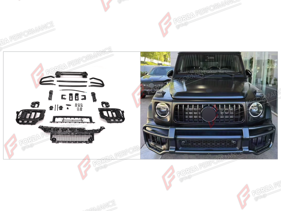 Buy Now FRONT BUMPER BULL BAR for MERCEDES-BENZ G-CLASS W465 G63 2025+ and upgrade car parts from SIR Tuning at the Best Price. Headlights, Tail lights, Bodykits, Navigations, Body Kit and more - Fast & Free Shipping within Europe, US & Worldwide.