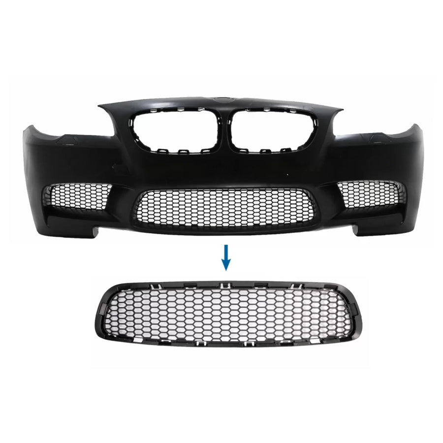 Front Bumper Central Lower Grille suitable for BMW 5 Series F10 F11 M5 (2009-2017) – product image 1
