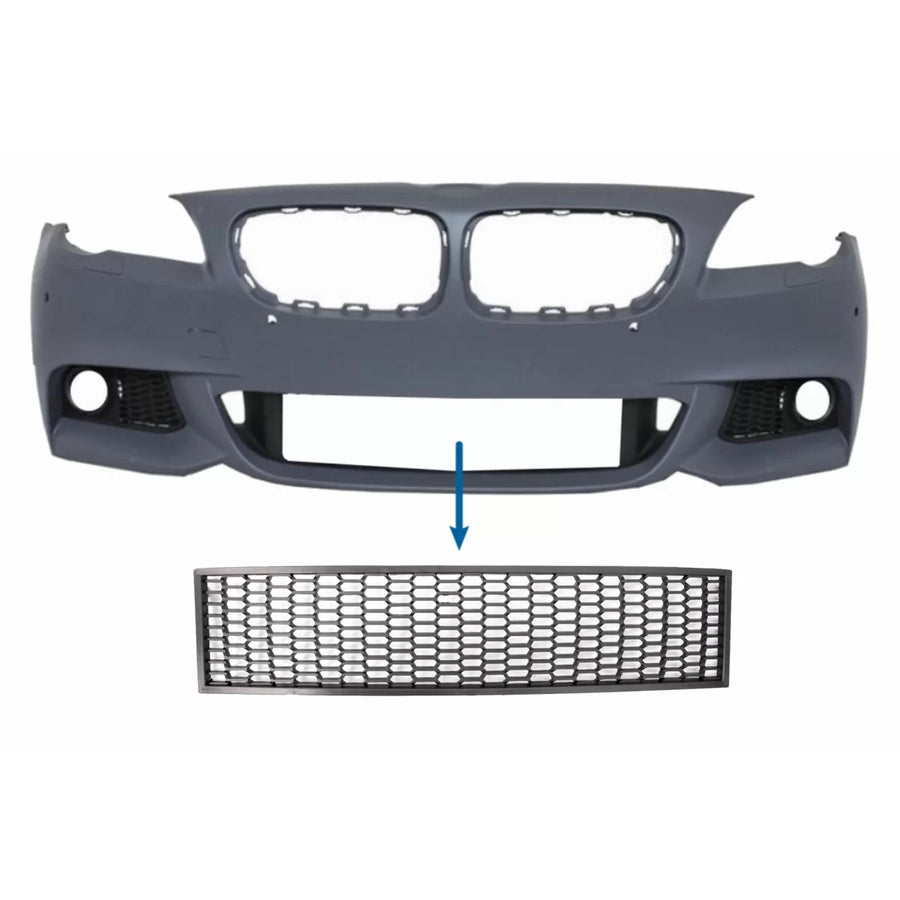 Front Bumper Central Lower Grille suitable for BMW 5 Series F10 F11 M-Tech (2009-2017) – product image 1