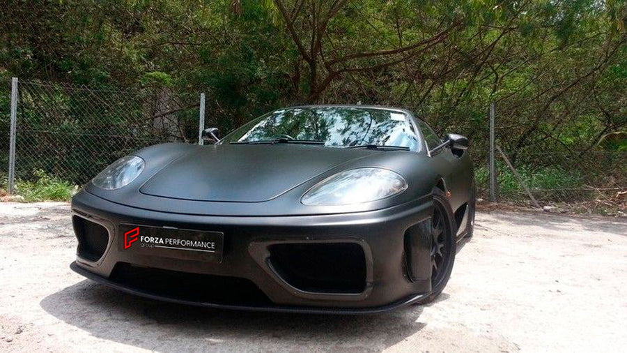 Buy Now FRONT BUMPER for FERRARI 360 MODENA and upgrade car parts from SIR Tuning at the Best Price. Headlights, Tail lights, Bodykits, Navigations, Body Kit and more - Fast & Free Shipping within Europe, US & Worldwide.