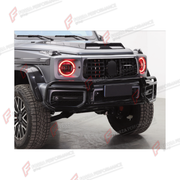 Buy Now FRONT BUMPER GUARD PROTECTION for MERCEDES-BENZ G-CLASS W464 4X4 2019 - 2024 and upgrade car parts from SIR Tuning at the Best Price. Headlights, Tail lights, Bodykits, Navigations, Body Kit and more - Fast & Free Shipping within Europe, US & Worldwide.