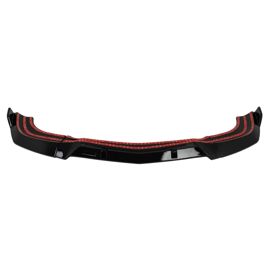 Front Bumper Lip suitable for Mercedes C-Class W204 S204 C204 Facelift (2011-2015) Piano Black – product image 1
