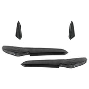 Front Bumper Side Fins Flaps suitable for VW Golf 7.5 5G R Hatchback (2017-2020) Carbon Look – product image 2