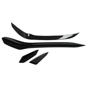 Front Bumper Side Fins Flaps suitable for VW Golf 7.5 GTI 5G Hatchback (2017-2020) Piano Black – product image 3
