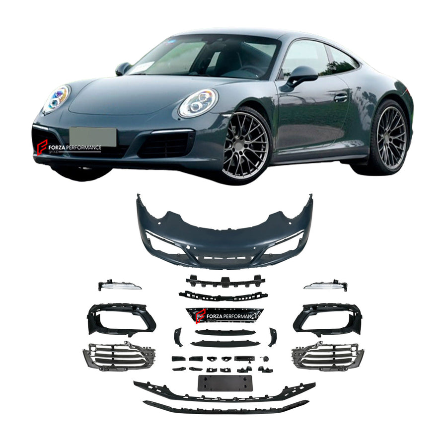 Buy Now FRONT BUMPER WITH DRL LIGHTS for PORSCHE 911 CARRERA 991.1 991.2 2011 - 2020 and upgrade car parts from SIR Tuning at the Best Price. Headlights, Tail lights, Bodykits, Navigations, Carbon body kit and more - Fast & Free Shipping within Europe, US & Worldwide.