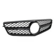 Front Grille suitable for Mercedes C-Class W204 S204 Limousine Station Wagon (2007-2014) Sport Piano Black – product image 2