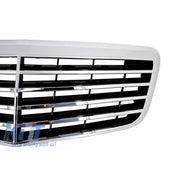 Front Grille suitable for Mercedes E-Class W211 (2006-2009) Facelift Design – product image 3