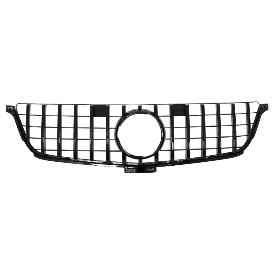 Front Grille suitable for Mercedes ML-Class W166 (2012-2014) GT-R Panamericana Design Black – product image 1