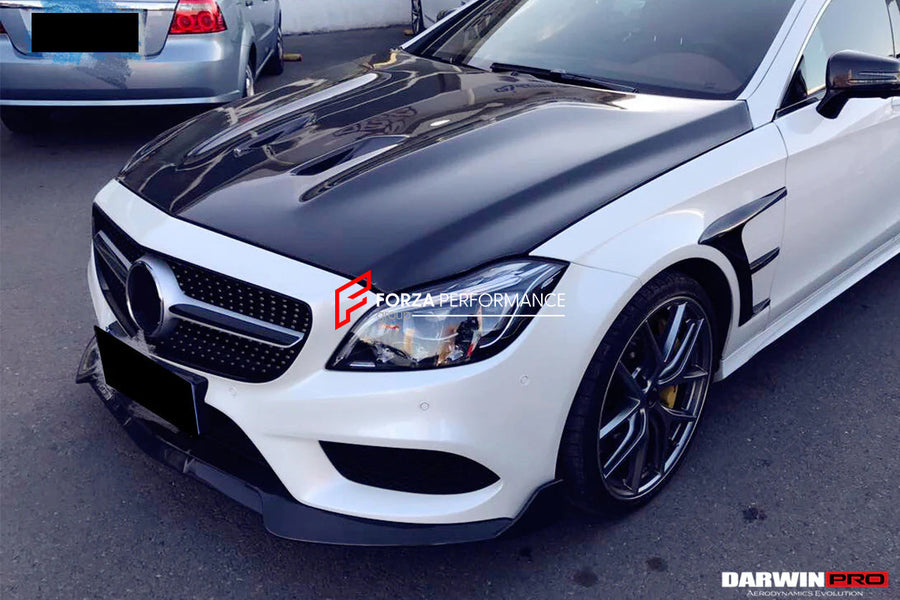 Buy Now AUTHENTIC DARWINPRO FRONT HOOD for MERCEDES BENZ CLS CLASS W218 FACELIFT 2014 - 2018 and upgrade car parts from SIR Tuning at the Best Price. Headlights, Tail lights, Bodykits, Navigations, body kit and more - Fast & Free Shipping within Europe, US & Worldwide.
