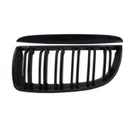 Front Kidney Grilles suitable for BMW 3 Series E90 E91 Pre-LCI (2005-2008) Double Stripe M Design Piano Black – product image
