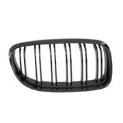 Front Kidney Grilles suitable for BMW 3 Series E90 E91 LCI (2008-2011) Double Stripe M Design Piano Black – product image 3