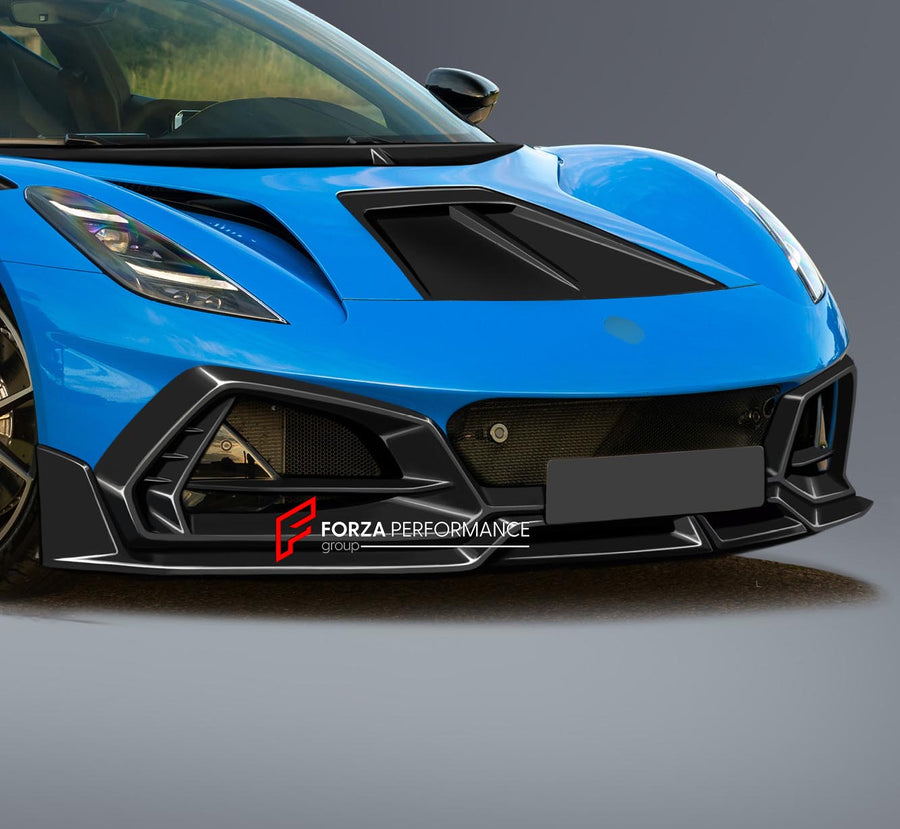 Buy Now FRONT LIP with AIR INLETS for LOTUS EMIRA 2022+ and upgrade car parts from SIR Tuning at the Best Price. Headlights, Tail lights, Bodykits, Navigations, Carbon body kit and more - Fast & Free Shipping within Europe, US & Worldwide.