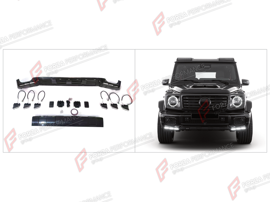Buy Now FRONT LIP for MERCEDES-BENZ G-CLASS W465 G500 2025+ and upgrade car parts from SIR Tuning at the Best Price. Headlights, Tail lights, Bodykits, Navigations, Body Kit and more - Fast & Free Shipping within Europe, US & Worldwide.