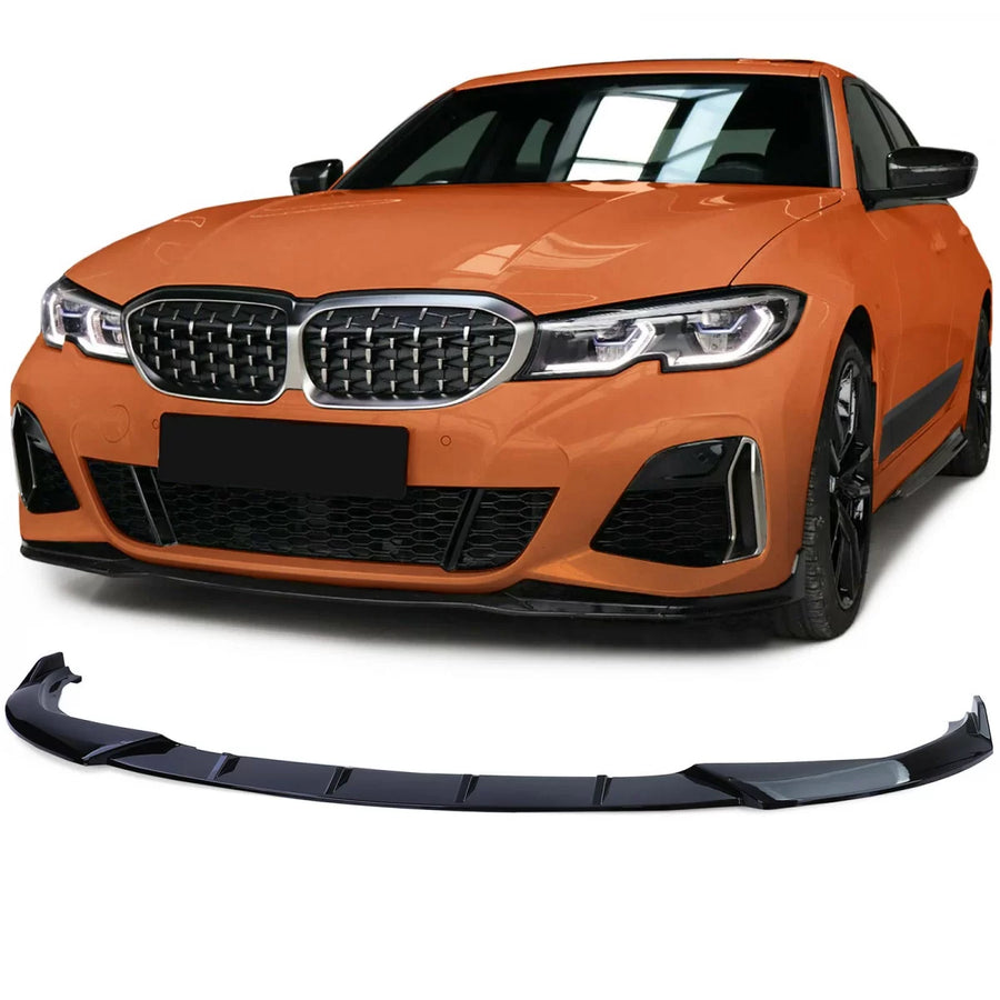Front spoiler lip performance gloss suitable for 3 Series BMW G20 G21 from 2018 – product image 1