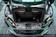 Buy Now DRY CARBON FRONT TRUNK AREA CLUSTER SURROUND for AUDI R8 FACELIFT 2019 - 2023 and upgrade car parts from SIR Tuning at the Best Price. Headlights, Tail lights, Bodykits, Navigations, body kit and more - Fast & Free Shipping within Europe, US & Worldwide.