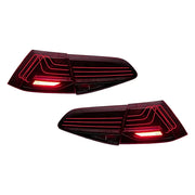 Full LED Taillights suitable for VW Golf 7 & 7.5 Hatchback (2012-2019) for Halogen Laser Look – product image 2