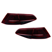 Full LED Taillights suitable for VW Golf 7 & 7.5 Hatchback (2012-2019) for Halogen Laser Look – product image 3
