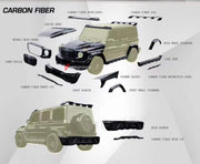 Buy Now CONVERSION BODY KIT for MERCEDES-BENZ G-CLASS W464 2019+ UPGRADE to MAYBACH G-CLASS FACELIFT and upgrade car parts from SIR Tuning at the Best Price. Headlights, Tail lights, Bodykits, Navigations, Carbon body kit and more - Fast & Free Shipping within Europe, US & Worldwide.