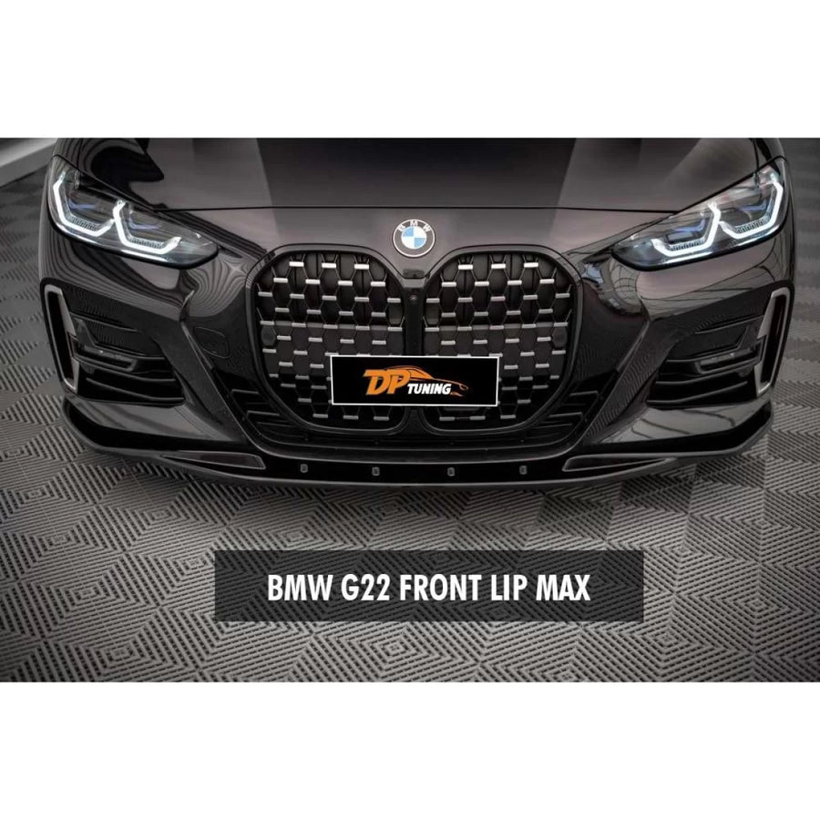 For G22 Max V1 Front Lip Piano Black Vacuum Plastic / 2021 - up – product image 1