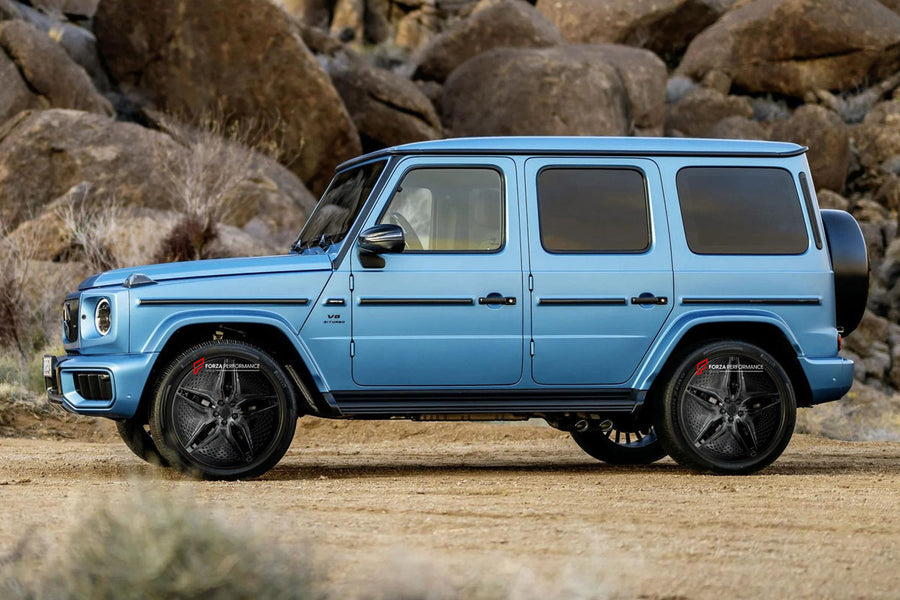 Buy Now FORGED WHEELS RIMS F1 for MERCEDES-BENZ G-CLASS G63 AMG 2025 and upgrade car parts from SIR Tuning at the Best Price. Headlights, Tail lights, Bodykits, Navigations, wheels and more - Fast & Free Shipping within Europe, US & Worldwide.