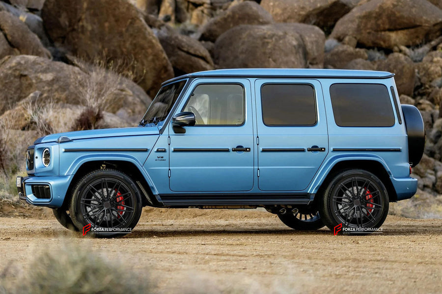 Buy Now FORGED WHEELS RIMS V1 for MERCEDES-BENZ G-CLASS G63 AMG 2025 and upgrade car parts from SIR Tuning at the Best Price. Headlights, Tail lights, Bodykits, Navigations, wheels and more - Fast & Free Shipping within Europe, US & Worldwide.