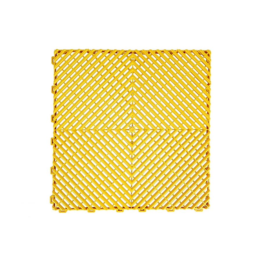 Garage Interlocking Floor Tiles Warehouse Modular Flooring Yellow – product image 1