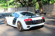 Buy Now CARBON FIBER TRUNK SPOILER FOR AUDI R8 TYPE 42 2007 - 2015 | GT STYLE and upgrade car parts from SIR Tuning at the Best Price. Headlights, Tail lights, Bodykits, Navigations, body kit and more - Fast & Free Shipping within Europe, US & Worldwide.