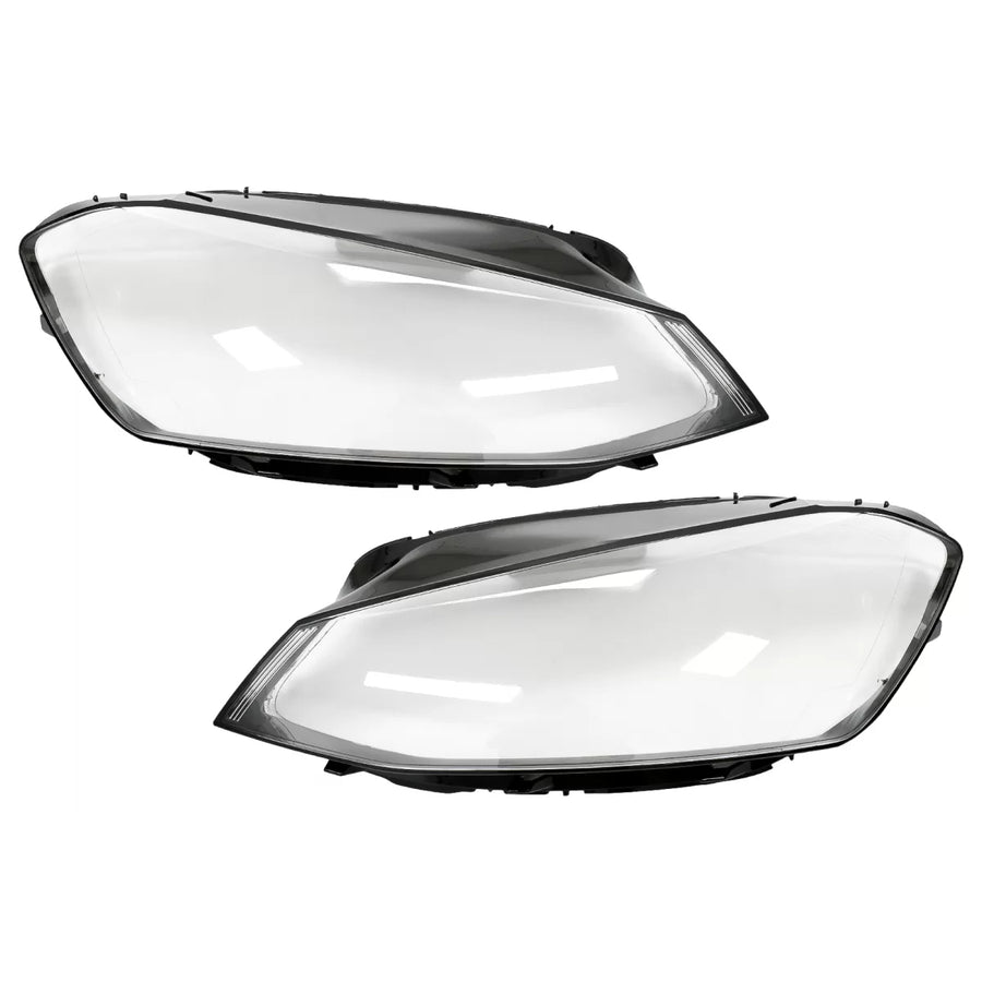 Headlights Lens Glasses suitable for VW Golf 7 VII (2013-2017) Clear – product image 1
