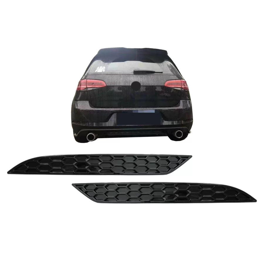 Honeycomb Rear Bumper Reflector Cover suitable for VW Golf 7.5 (2017-2019) – product image 1