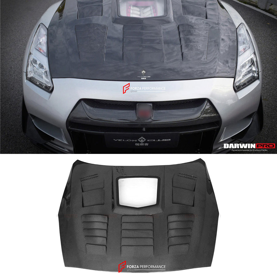 Buy Now IMP PERFOMANCE CARBON FIBER HOOD BONNET for NISSAN GTR R35 2008 - 2016 and upgrade car parts from SIR Tuning at the Best Price. Headlights, Tail lights, Bodykits, Navigations, body kit and more - Fast & Free Shipping within Europe, US & Worldwide.