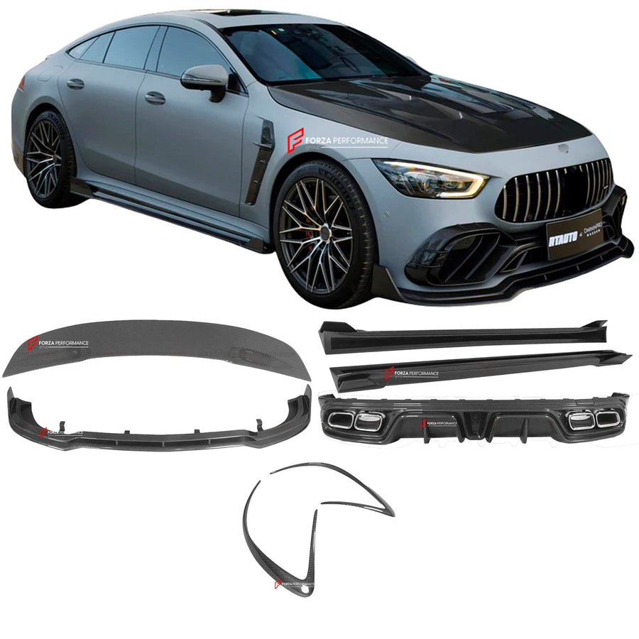 Buy Now IMP PERFORMANCE CARBON WIDE BODY SOFT KIT for MERCEDES BENZ GT43 GT50 GT53 AMG X290 2019 - 2024 and upgrade car parts from SIR Tuning at the Best Price. Headlights, Tail lights, Bodykits, Navigations, body kit and more - Fast & Free Shipping within Europe, US & Worldwide.