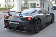Buy Now DRY CARBON SIDE SKIRTS for FERRARI 458 2009 - 2015 and upgrade car parts from SIR Tuning at the Best Price. Headlights, Tail lights, Bodykits, Navigations, body kit and more - Fast & Free Shipping within Europe, US & Worldwide.