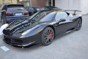 Buy Now DRY CARBON SIDE SKIRTS for FERRARI 458 2009 - 2015 and upgrade car parts from SIR Tuning at the Best Price. Headlights, Tail lights, Bodykits, Navigations, body kit and more - Fast & Free Shipping within Europe, US & Worldwide.