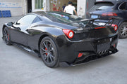 Buy Now DRY CARBON SIDE SKIRTS for FERRARI 458 2009 - 2015 and upgrade car parts from SIR Tuning at the Best Price. Headlights, Tail lights, Bodykits, Navigations, body kit and more - Fast & Free Shipping within Europe, US & Worldwide.