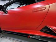 Buy Now FORZA DRY CARBON SIDE SKIRTS FOR LAMBORGHINI HURACAN EVO RWD and upgrade car parts from SIR Tuning at the Best Price. Headlights, Tail lights, Bodykits, Navigations, body kit and more - Fast & Free Shipping within Europe, US & Worldwide.