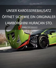 Buy Now UMRÜSTUNG DES TROCKENKOHLEFASER-KAROSSERIE-KITS FÜR DEN LAMBORGHINI HURACAN ZUM HURACAN STO and upgrade car parts from SIR Tuning at the Best Price. Headlights, Tail lights, Bodykits, Navigations, body kit and more - Fast & Free Shipping within Europe, US & Worldwide.