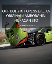 Buy Now REPLACEMENT CARBON PARTS FOR LAMBORGHINI HURACAN STO and upgrade car parts from SIR Tuning at the Best Price. Headlights, Tail lights, Bodykits, Navigations, body kit and more - Fast & Free Shipping within Europe, US & Worldwide.