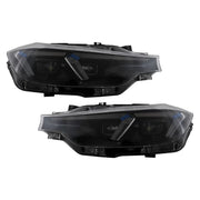 LED Headlights suitable for BMW 3 Series F30 F31 Sedan Touring (10.2011-2019) Upgrade to G20 2024 Design – product image 2